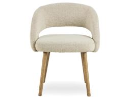 Akito Chair Ivory Cream Front 2