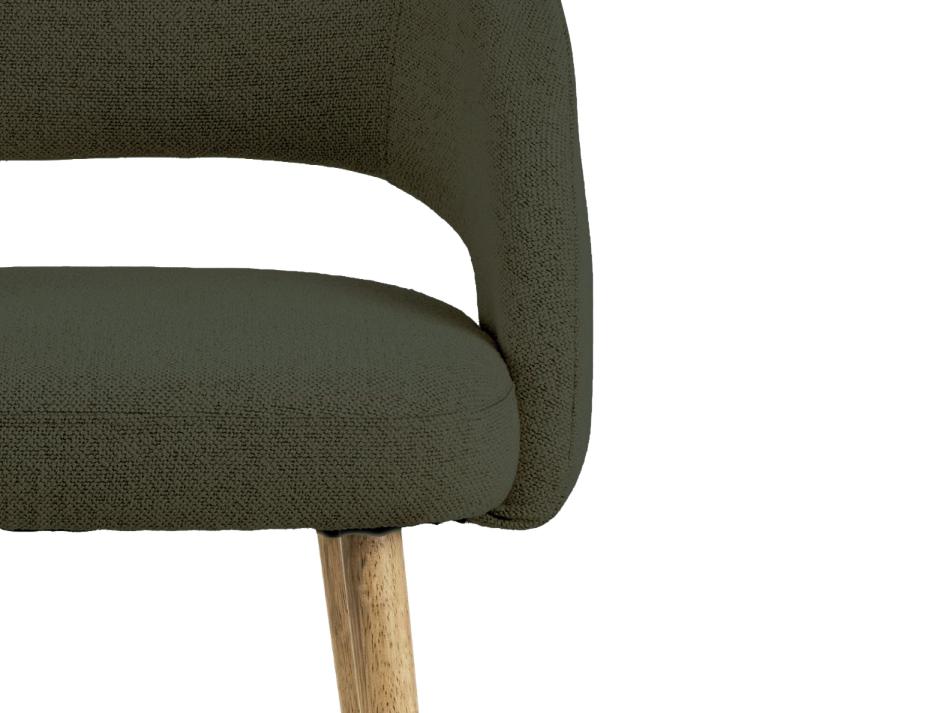 Akito Chair Hunter Green Close Up 2