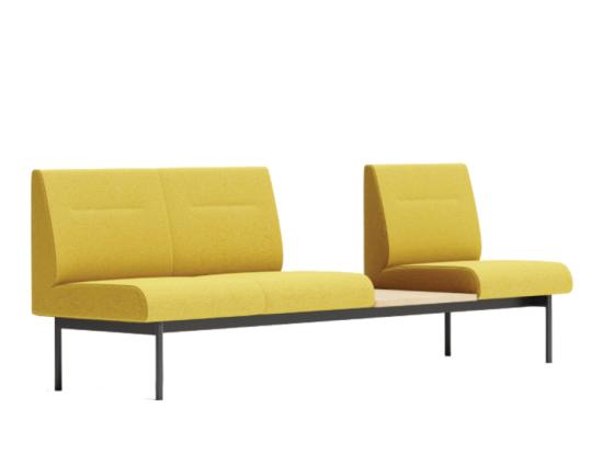 Bond Section 2 + 1 Seat with Side Table In-between