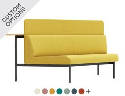 Corner Cut Low Back Board Bar Table New Hero