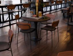 Rylie Chair Lifestyle4 Walnut Black