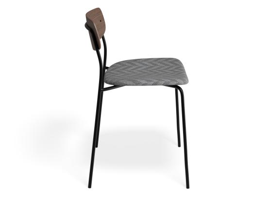 Rylie Dining Chair - Walnut - Custom Upholstered