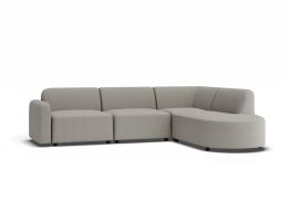 Config D Curved Right Open End