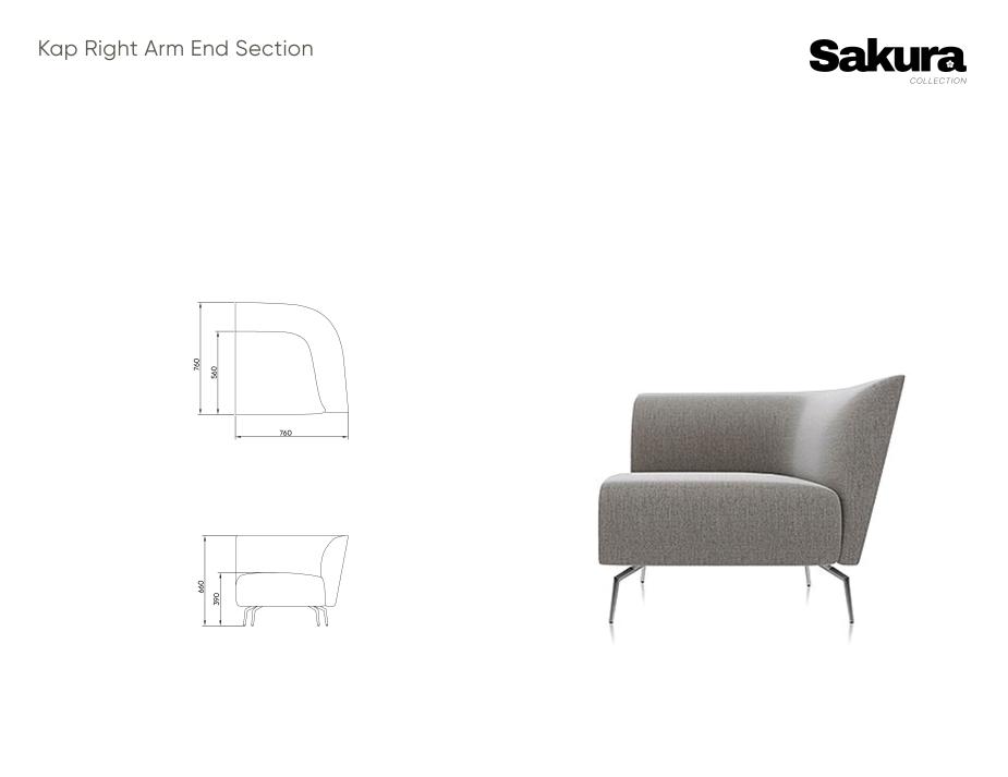 Sakura Kap Right Arm End Section Website