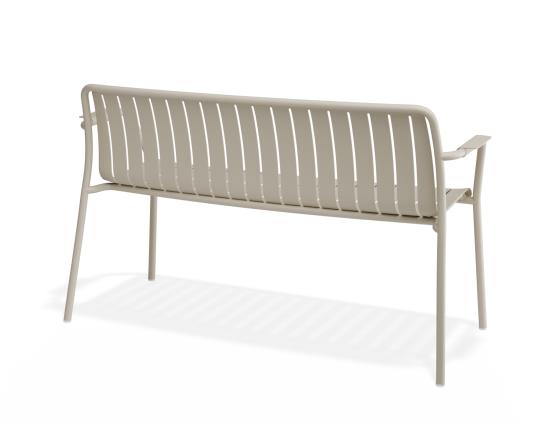 Roku Garden Bench 125cm - Outdoor - Matte Latte