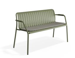 P 1 Roku Gardenbench Lightgrey Green