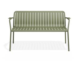 Roku Garden Bench 125cm - Outdoor - Eucalyptus Green