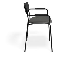 P 3 Rylie Armchair Ashblack Greypu