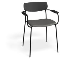 Grey Vintage Vegan Leather Seat