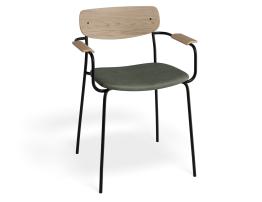 Green Vintage Vegan Leather Seat