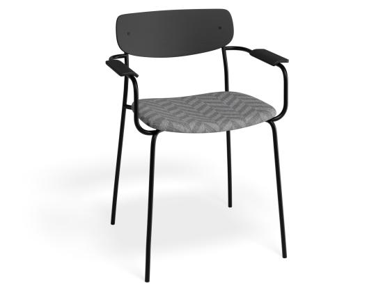 Rylie Armchair - Black - Custom Upholstered