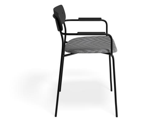 Rylie Armchair - Black - Custom Upholstered