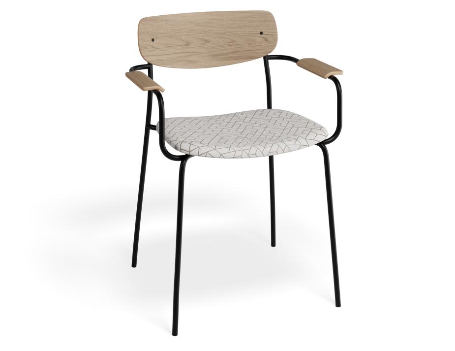 P 1 Rylie Armchair Natural Geometricpattern