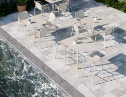 Roku Overall Lifestyle 1 Armchair Backless Stool Latte