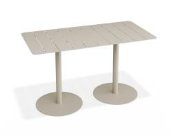 P2 Roku 135x65 Cafetable Latte High