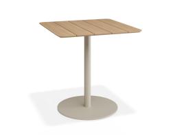 P 1 Roku Teakcafetable 75x75 Latte