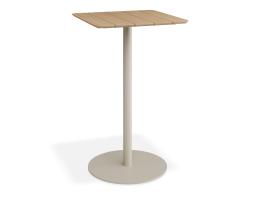Roku High Bar Teak Table - Outdoor - Latte