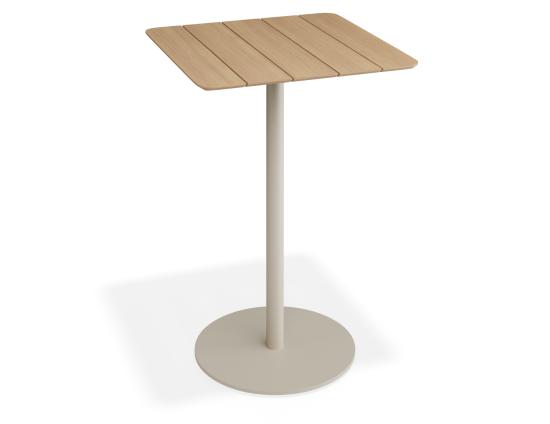 Roku High Bar Teak Table - Outdoor - Latte