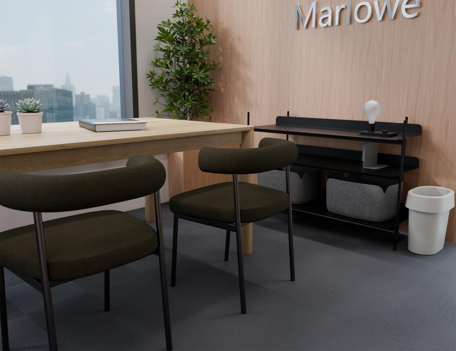 L 2 Marlowe Diningchair Commercial Forrestgreen