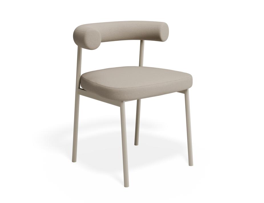 P 1 Marlowe Diningchair Grey Fawnbeige