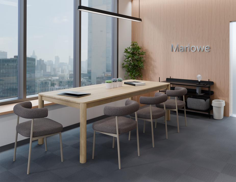 L 1 Marlowe Diningchair Commercial Oyster