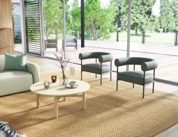 L 1 Marlowe Loungechair Green