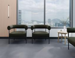 L 2 Marlowe Loungechair Commercial Green