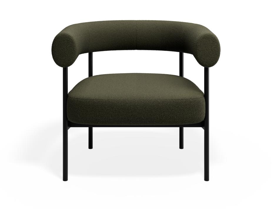 P 4 Marlowe Loungechair Black Green