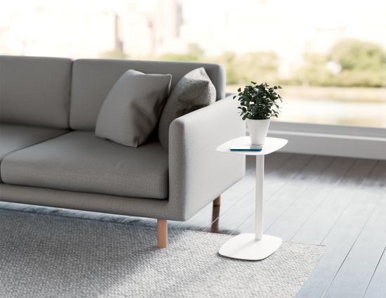 Spark Side Table - White 