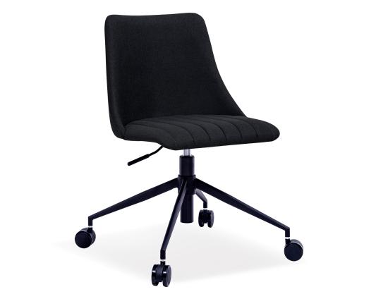 Andorra Swivel Office Chair-Anthracite Fabric