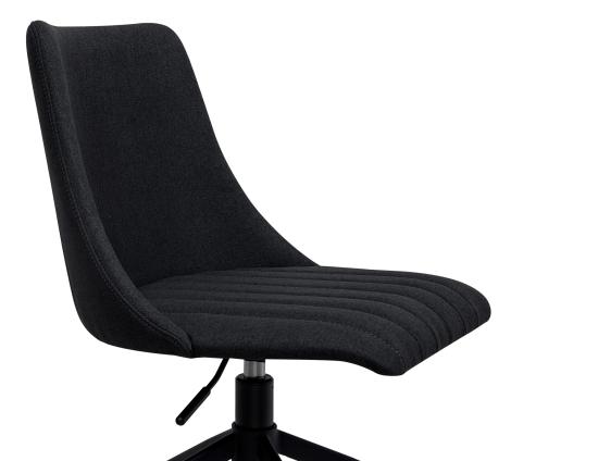 Andorra Swivel Office Chair-Anthracite Fabric