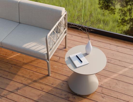 Kora Side Table - Outdoor - Latte