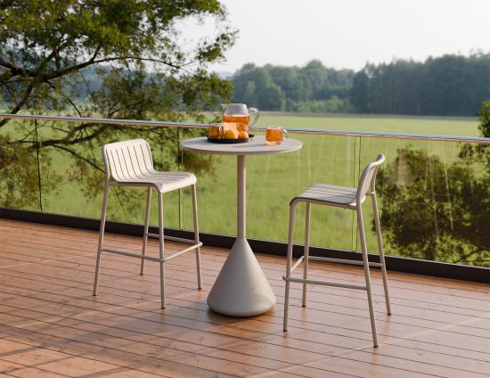 Kora High Bar Table - Outdoor - Latte