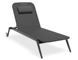 Amalfi Sunlounge Slingcushion Charcoal 0122