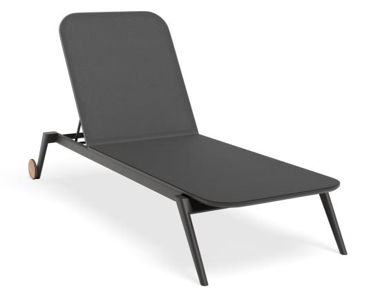 Amalfi Sun Lounge - Charcoal