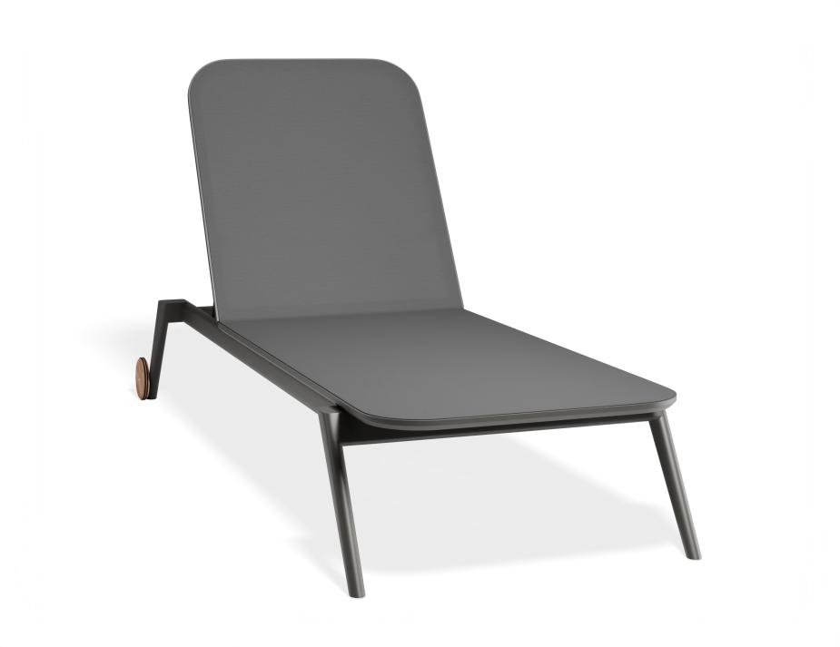 P 1 Amalfi Sunlounge Charcoal