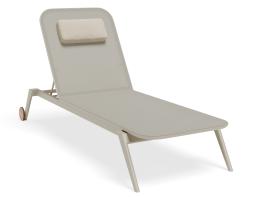 P 1 Amalfi Sunlounge Headrest Latte Husk Magnetic