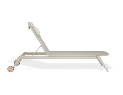 P 3 Amalfi Sunlounge Headrest Latte Husk