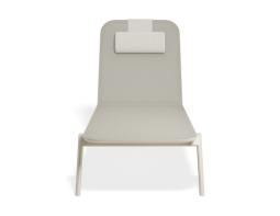 P 4 Amalfi Sunlounge Headrest Latte Husk