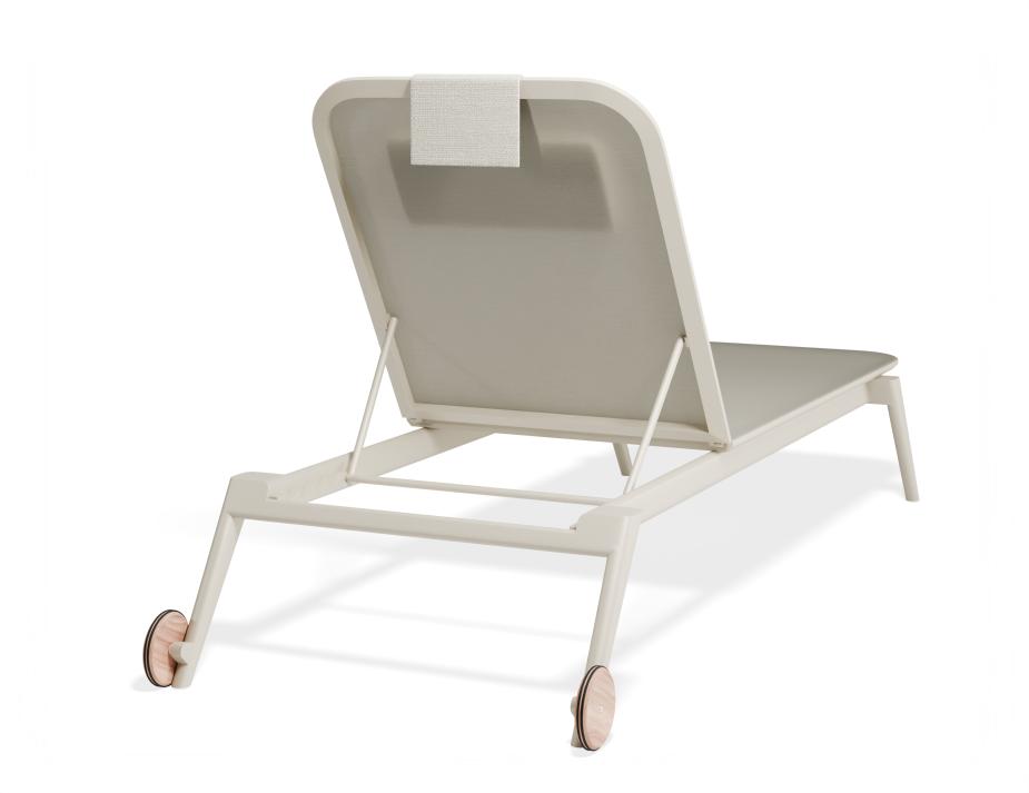 P 2 Amalfi Sunlounge Headrest Latte Husk