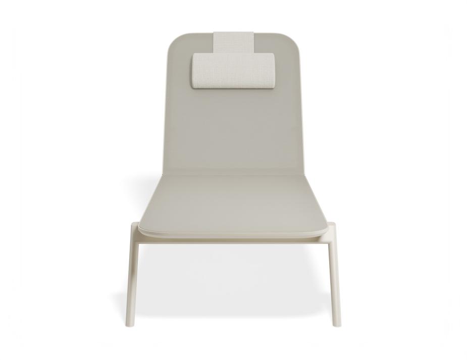P 4 Amalfi Sunlounge Headrest Latte Husk