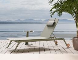 L 1 Amalfi Sunlounge Cushion Green Green