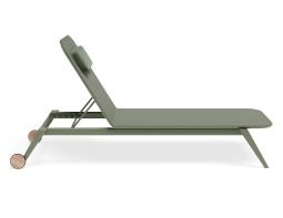 P 3 Amalfi Sunlounge Headrest Green Green Magnetic