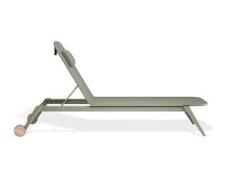 P 3 Amalfi Sunlounge Headrest Green Green