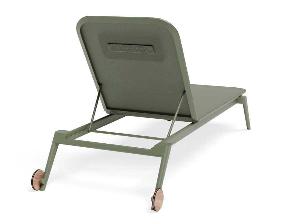 P 2 Amalfi Sunlounge Headrest Green Green Magnetic