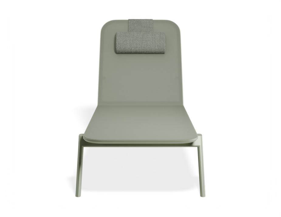 P 4 Amalfi Sunlounge Headrest Green Green