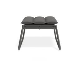 P 3 Paloma Footrest Charcoal Darkgrey