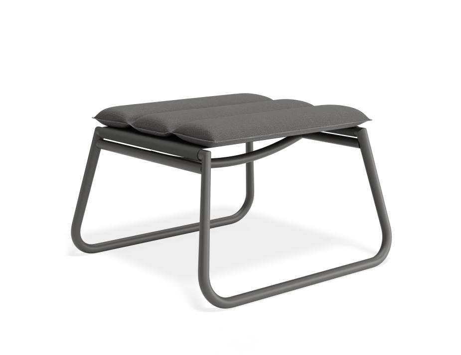 P 1 Paloma Footrest Charcoal Darkgrey