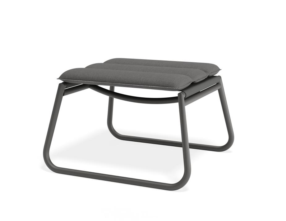 P 2 Paloma Footrest Charcoal Darkgrey
