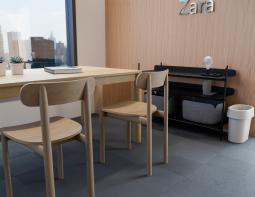 L 2 Zara Chair Commercial Ash